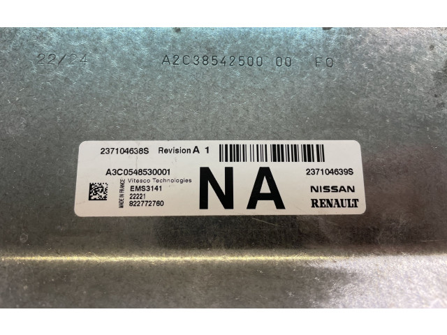 Блок управления двигателем Блок управления 237104638S, 237104639S Dacia Duster II