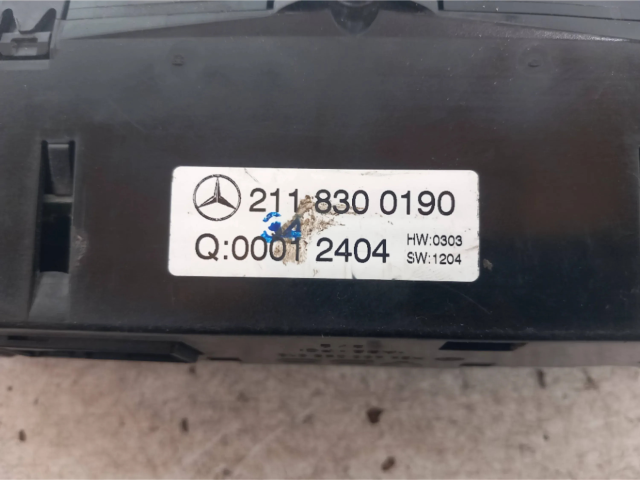 Блок управления климат-контролем 2118300190, 00012404   Mercedes-Benz E W211