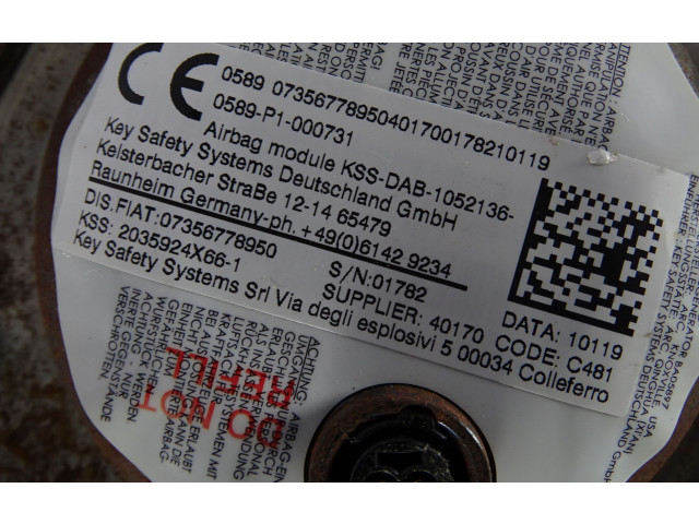 Подушка безопасности водителя Jeep Renegade