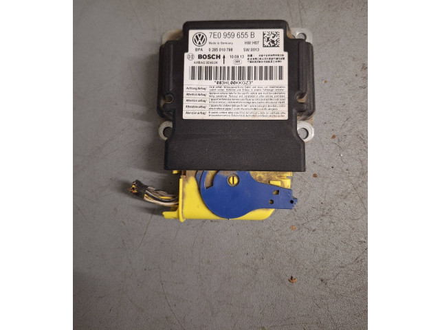 Блок подушек безопасности 7E0959655B, 0285010798 Volkswagen Caddy