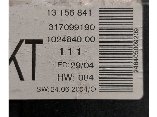 Дисплей    102484000, 13156841   Opel Meriva A