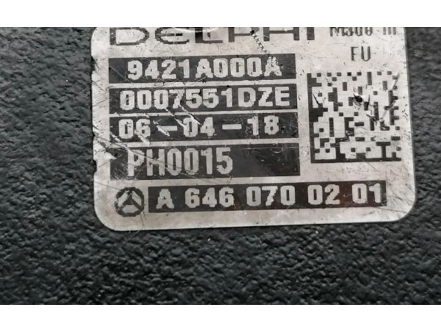 Vstřikovací čerpadlo A6460700201, 9421A000A Mercedes-Benz C W204 OM 646.811