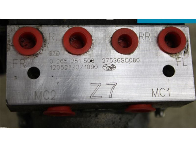 Блок управления АБС 27596SC080, 0265251508 Subaru Forester SH