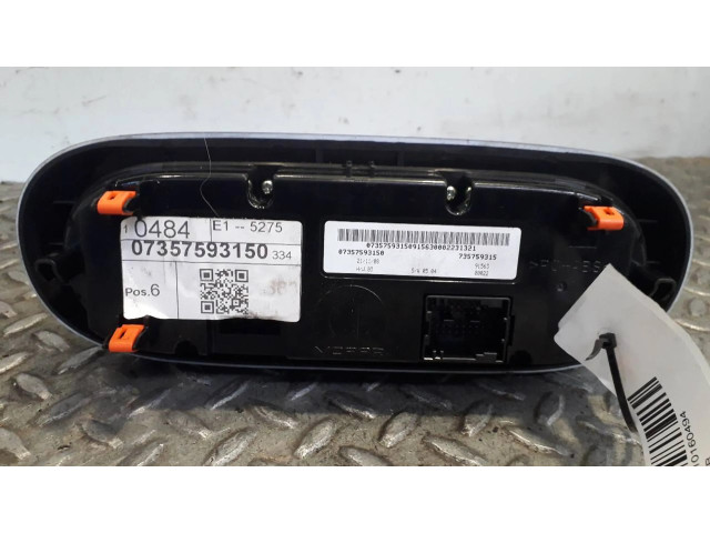 Блок управления климат-контролем 07357593150, 735759315 Fiat 500X