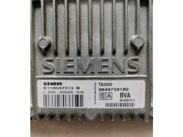 Блок управления коробкой передач 9649759180, S118047513   Citroen Xsara Picasso