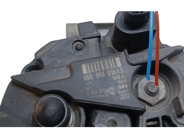 Генератор 06B903016AB, 0124525088 Skoda Superb B6 (3T)