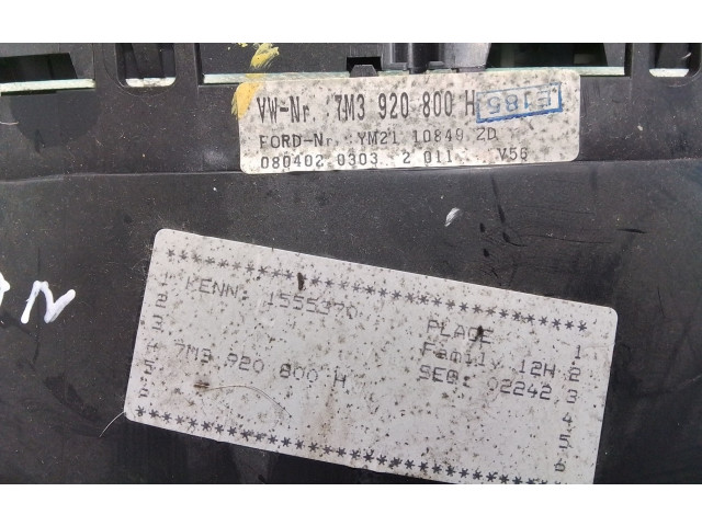 Přístrojová deska  Volkswagen Sharan 2001 7M3920800H  