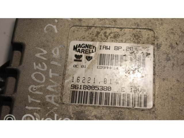 Блок управления двигателя 16221014, 9618005380 Citroen Xantia