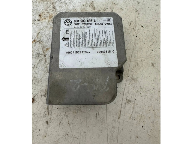Блок подушек безопасности 1C0909605A, 09040815C   Volkswagen Transporter - Caravelle T5