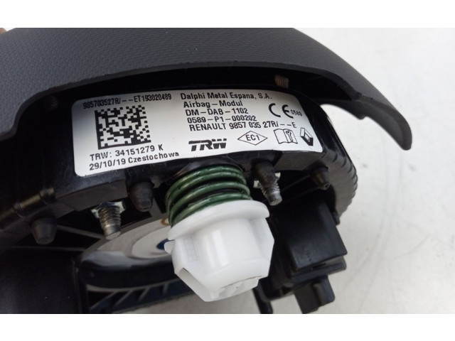 Подушка безопасности водителя 985703527R, 985703527R Renault Twingo III
