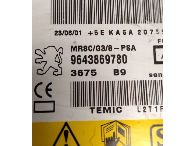 Блок подушек безопасности 9643869780, 3675   Peugeot 607