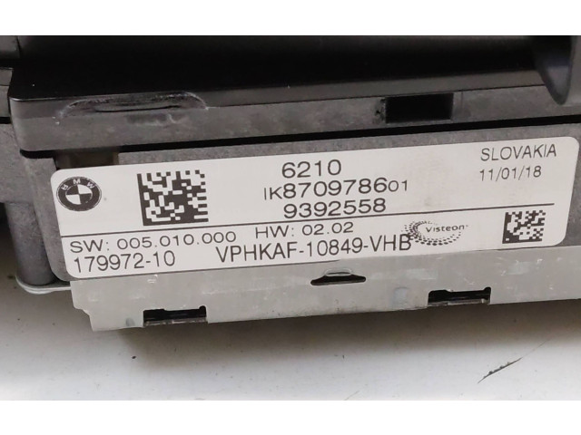 Панель приборов 8709786, 17997210 BMW X3 G01