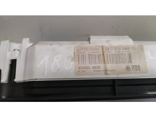 Přístrojová deska  Volkswagen Phaeton 2006 3D0920882N  