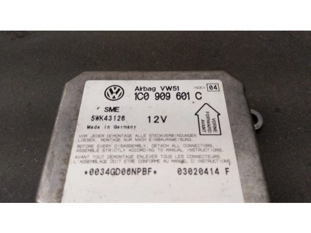 Блок подушек безопасности 1C0909601C Skoda Fabia Mk1 (6Y)