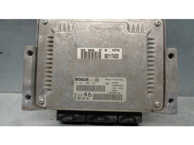 Блок управления двигателя 9652033580, 0261206742 Peugeot 607