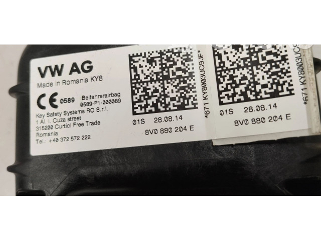 Подушка безопасности пассажира 8v0880204e   Audi A3 S3 8V