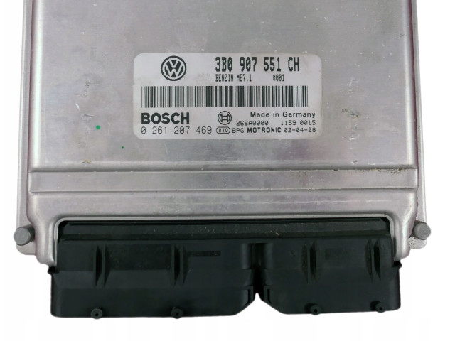 Блок управления двигателя 3B0907551CH, 0261207469 Audi A8 S8 D2 4D