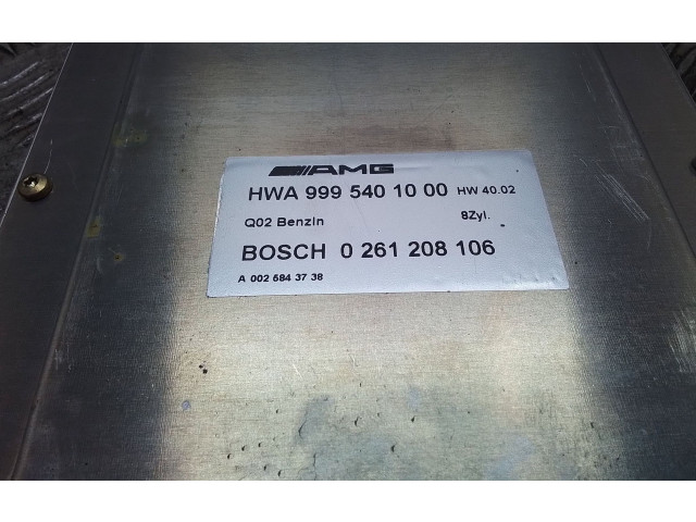 Řídící jednotka 0261208106, A0025843738 Mercedes-Benz E AMG W211 2003