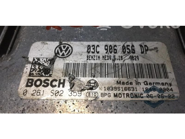 Блок управления двигателем Блок управления 0261S02359, 03C906056DP Volkswagen Jetta V