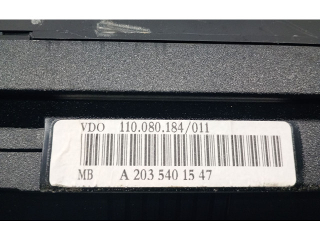 Přístrojová deska Mercedes-Benz C W203 2003 A2035401547, A2035401547