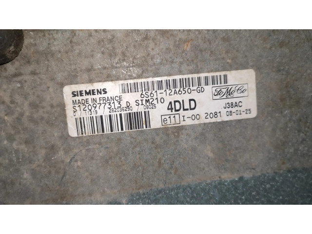 Řídící jednotka 6S6112A650GD, S120977313D   Ford Fiesta 2006