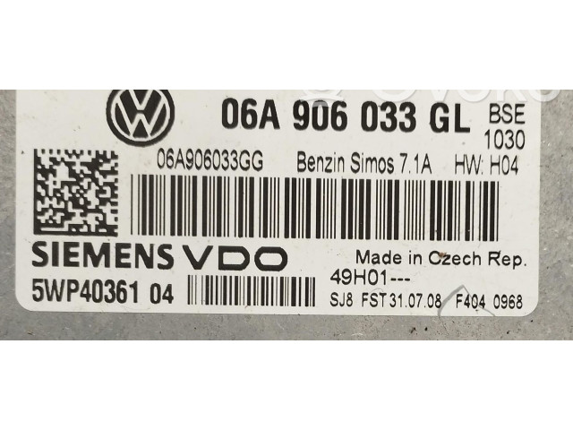 Комплект блоков управления 06A906033GL, 06A906033GL Volkswagen Golf Plus