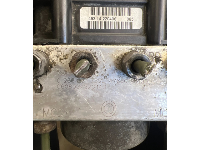 Jednotka ABS 476609U100, 493L4220406 Nissan Note (E11) 2006