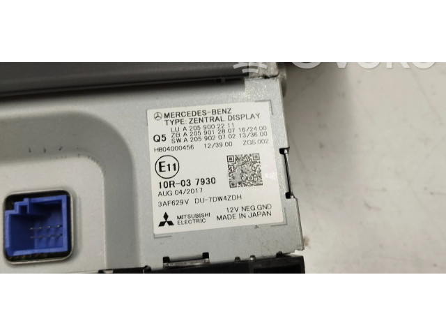 Дисплей A2059002211 Mercedes-Benz GLC C253