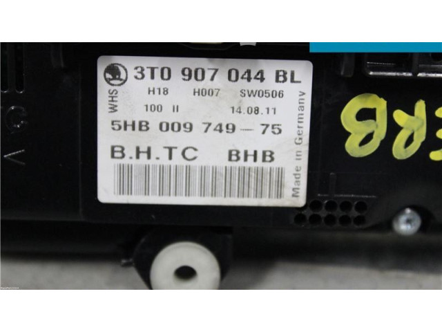 Блок управления климат-контролем 3T0907044BL   Skoda Superb B6 (3T)
