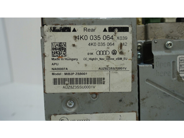 Блок управления 4K0035064, 4K0035064   Audi A6 S6 C8 4K