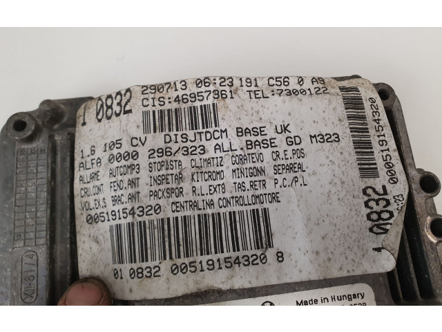 Řídící jednotka 0281018703, 51915432 Alfa Romeo Giulietta 2013