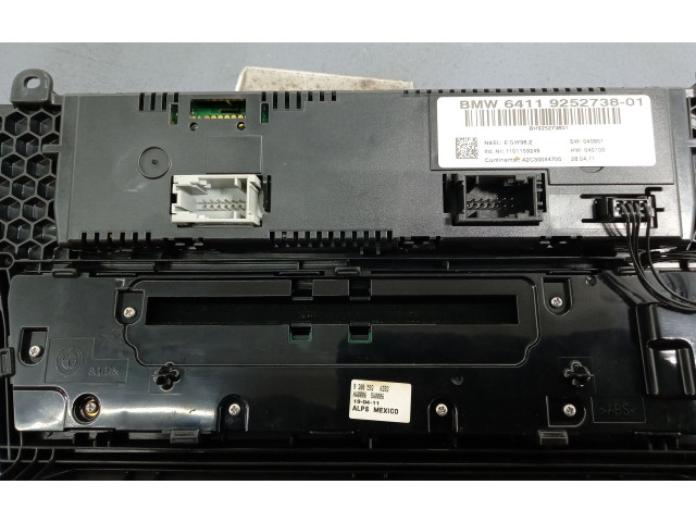 Блок управления климат-контролем 9252738, 9252738   BMW X3 F25