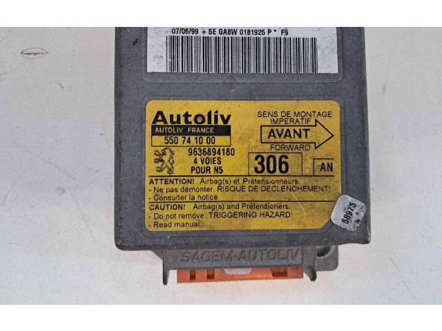 Блок подушек безопасности 550741000 Peugeot 306