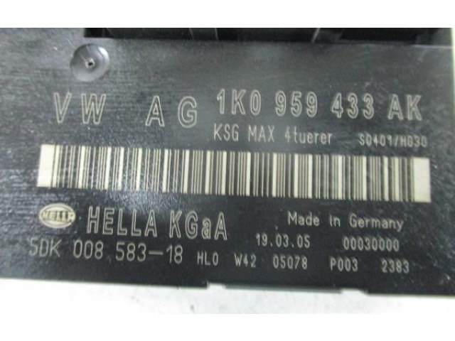 Блок комфорта 1K0959433AK Volkswagen Caddy