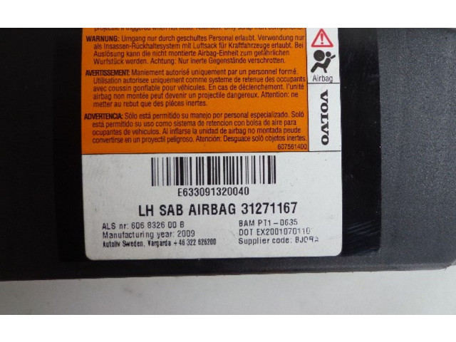 Подушка безопасности в сиденье 31271167, 31271167   Volvo XC90