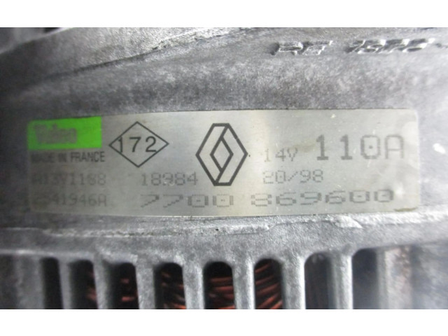 Генератор 7700869600   Renault Clio II      