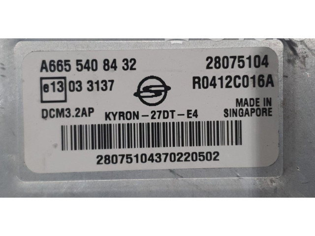 Řídící jednotka A6655408432, A6655408432 SsangYong Kyron 2007