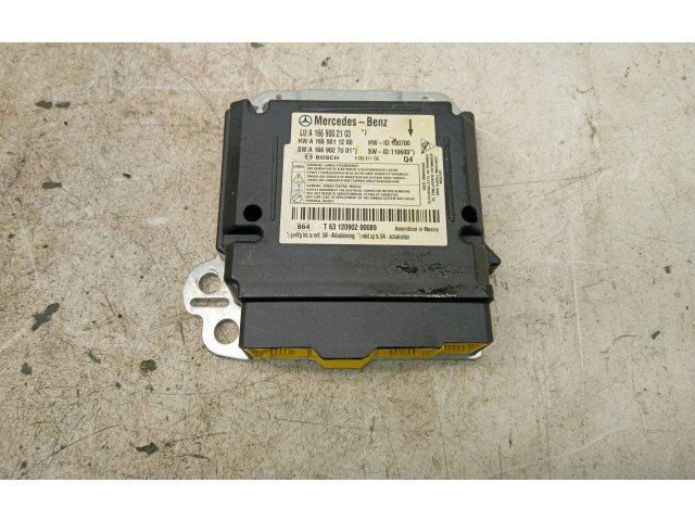 Блок подушек безопасности A1669002103, A1669027501   Mercedes-Benz GL X166