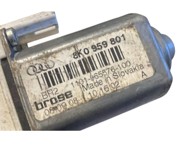 Turbodmychadlo Передний двигатель механизма для подъема окон 8K0959801, 1101965576100 Audi A8 S8 D4 4H