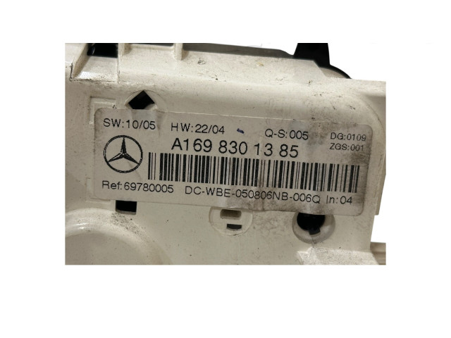 Блок управления климат-контролем A1698301385, 69780005   Mercedes-Benz A W169