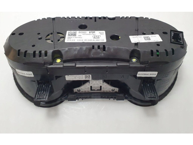 Панель приборов 8V0920872P   Audi A3 S3 8V       