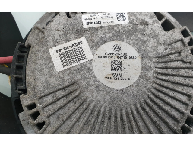 Вентилятор радиатора     7P6121203C    Volkswagen Touareg II 