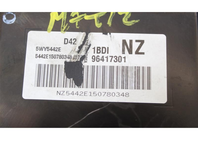 Блок управления двигателя 96417301   Chevrolet Matiz