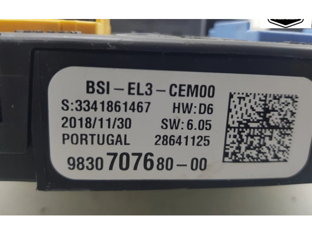 Блок управления 9830707680, 9830707680   Opel Combo E