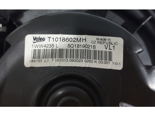 Вентилятор печки 5Q1819021B, 5Q1819021B Volkswagen e-Golf