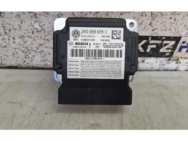 Блок подушек безопасности 2K5959655C, 0285013363 Volkswagen Caddy
