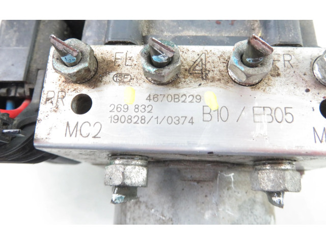Блок АБС 4670B229, 0265255394 Mitsubishi Mirage VI G4 Attrage 2012 - года