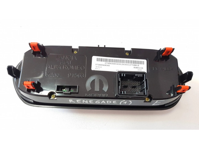 Блок управления климат-контролем 838010Z, 07356349040 Jeep Renegade