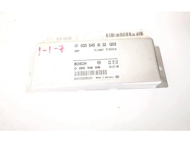 Блок управления АБС 0265109516, 0335454132 Mercedes-Benz E W211