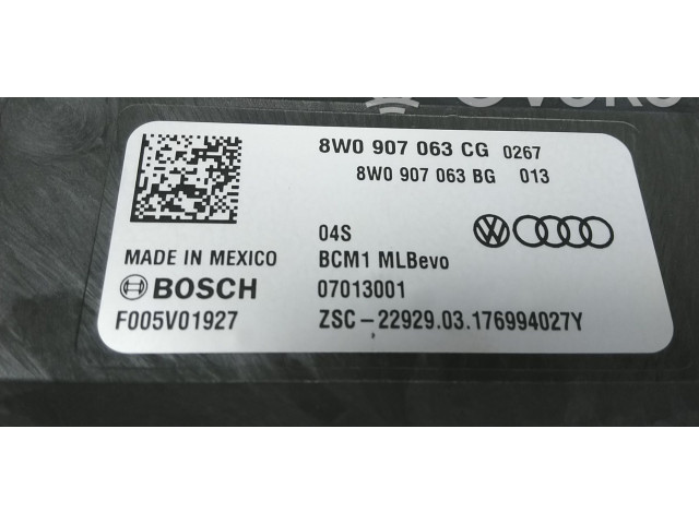 Модуль управления BSM 8W0907063CG, 8W0907063CA   Audi Q5 SQ5    